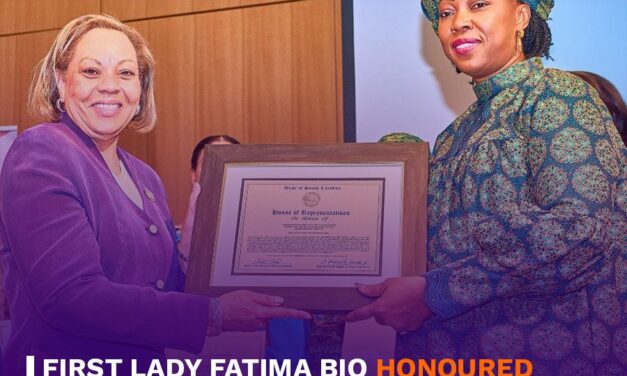 First Lady Fatima Bio Honoured in New York for Visionary Leadership