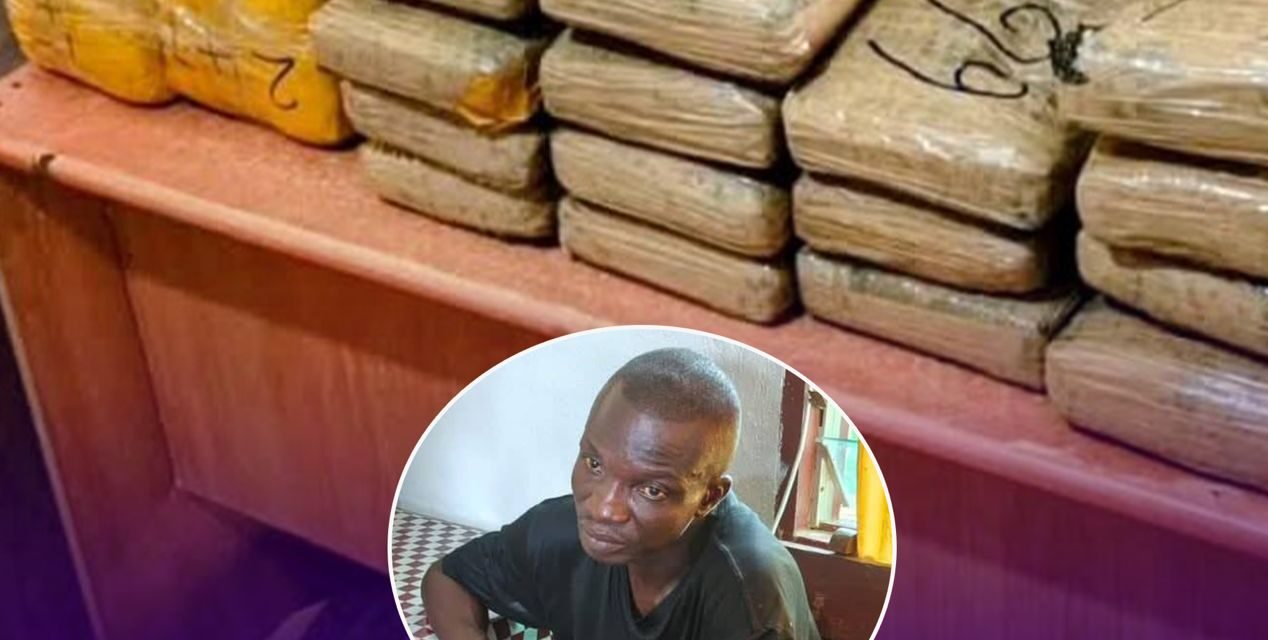 Liberian Authorities Arrest Sierra Leonean with $ 4,000 Worth of Marijuana Haul at Bo Waterside Border 