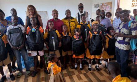 Rotary Club Freetown Sunset Awards Scholarships to Pupils in Boyoh Village
