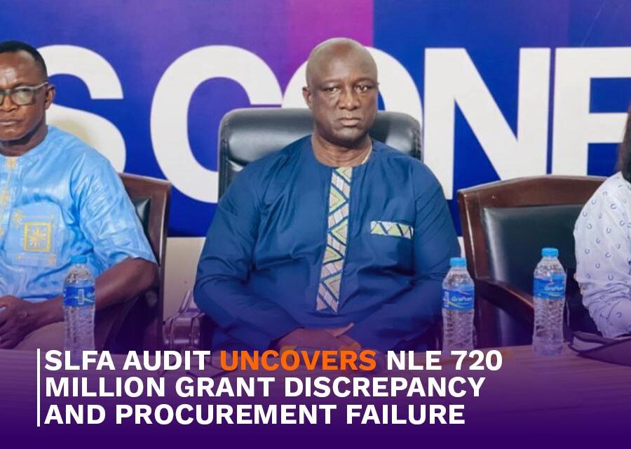 SLFA Audit Uncovers NLe 720 Million Grant Discrepancy and Procurement Failures