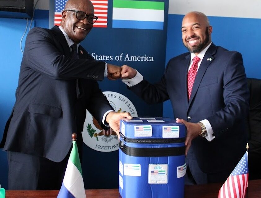 U.S. Embassy Delivers Over 67,000 Mpox Vaccines to Boost Sierra Leone’s Outbreak Response