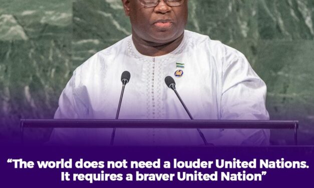 UNGA 2025- President Bio Renews Call for Africa’s Permanent Seat on UN Security Council