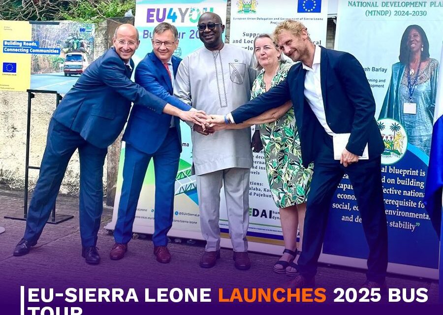 EU-Sierra Leone Launches 2025 Bus Tour