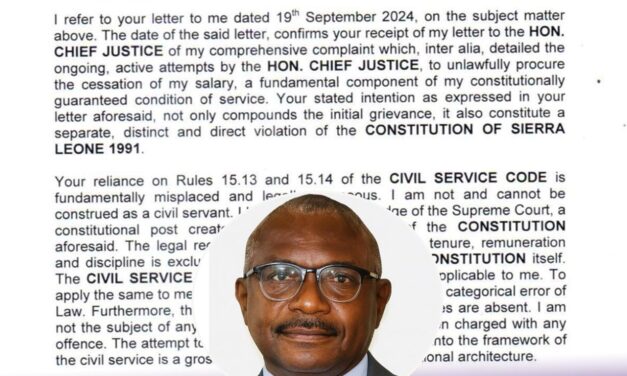 Justice Halloway Challenges His Suspension, Calls Salary Withholding Unconstitutional, Unlawful and a Threat to Judicial Independence