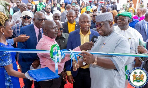 President Bio Commissions Sewa Grounds Market, Urges NaSSIT to Expand Nationwide
