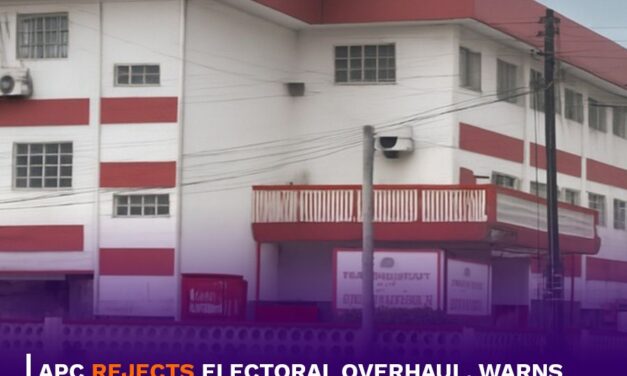 APC Rejects Electoral Overhaul, Warns of Slide Toward One-Party Rule