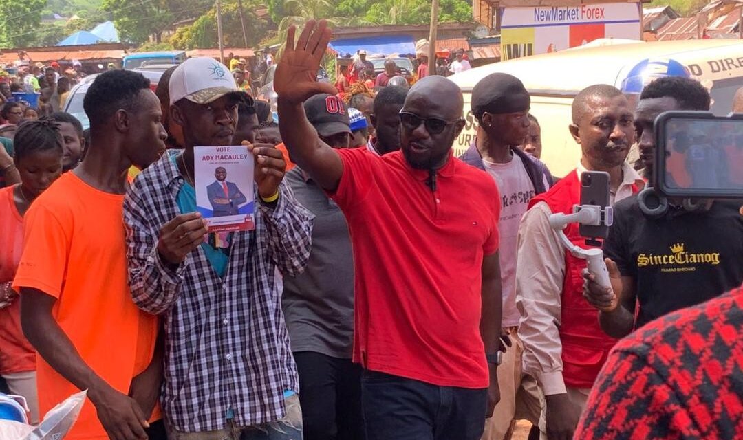 Ady Macauley Engages Market Women and Fisherfolk in Waterloo and Tombo