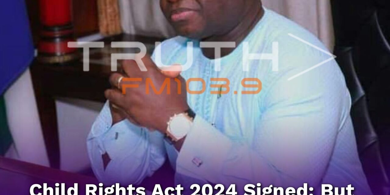 Child Rights Act 2024 Signed; But Advocates Say Justice for Girls Still Falls Short