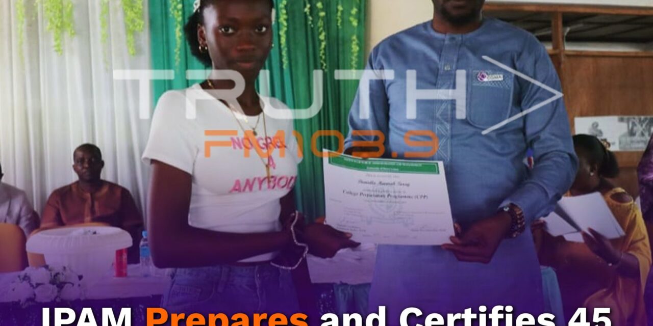 IPAM Prepares and Certifies 45 Secondary Students for Academic Excellence