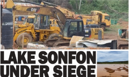 Lake Sonfon Under Siege, Illegal Miners Defy Government Ban