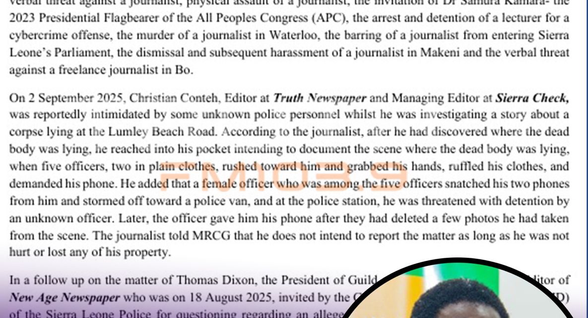 MRCG Report Reveals Alarming Rise in Threats Against Journalists