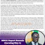 MRCG Report Reveals Alarming Rise in Threats Against Journalists