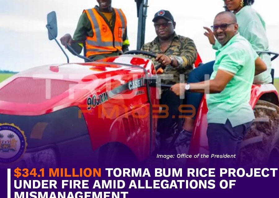 $34.1 Million Torma Bum Rice Project Under Fire Amid Allegations of Mismanagement