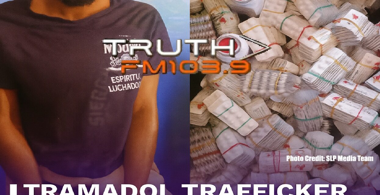 Tramadol Trafficker Nabbed at Kambia Checkpoint: Police Seize Over 1,200 Pills