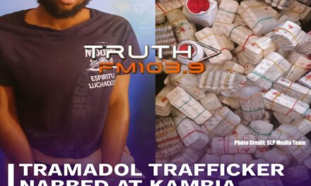 Tramadol Trafficker Nabbed at Kambia Checkpoint: Police Seize Over 1,200 Pills