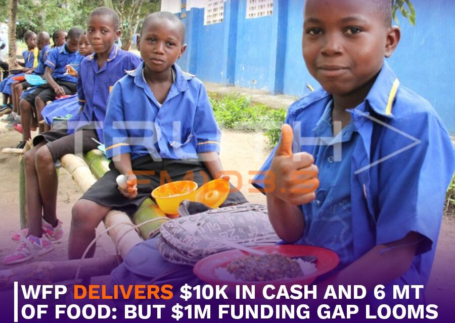 WFP Delivers $10K in Cash and 6 MT of Food: But $1M Funding Gap Looms