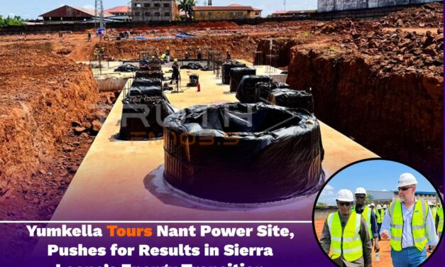 Yumkella Tours Nant Power Site, Pushes for Results in Sierra Leone’s Energy Transition