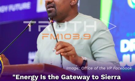 VP Juldeh Jalloh: Energy Is the Gateway to Sierra Leone’s Economic Transformation