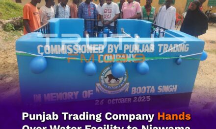 Punjab Trading Company Hands Over Water Facility to Niawama Community in Kenema City