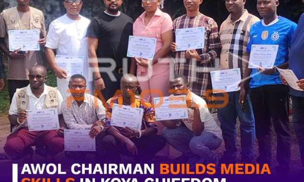 AWOL Chairman Builds Media Skills in Koya Chiefdom