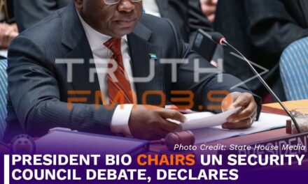 Bio Chairs UN Security Council Debate, Declares Starvation a Crime Against Peace