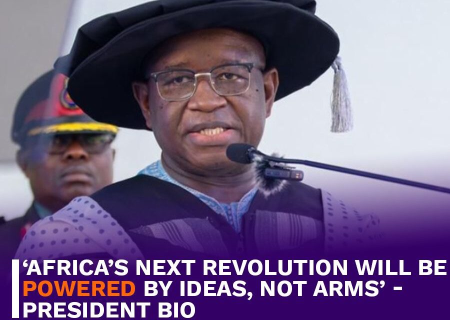 ‘Africa’s Next Revolution Will Be Powered by Ideas, Not Arms’- President Bio