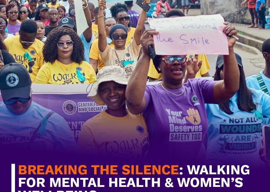 Breaking the Silence: Walking for Mental Health and Women’s Well-Being