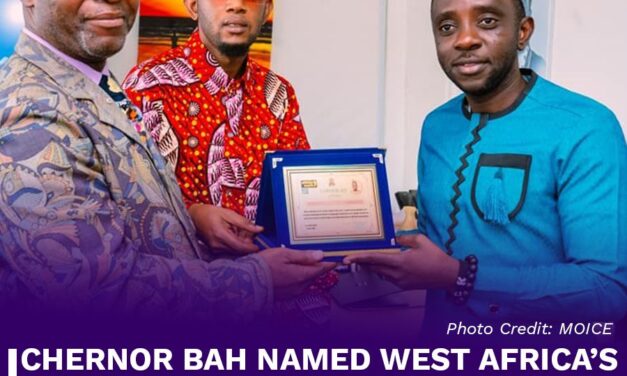 Chernor Bah Named West Africa’s Best Minister of Information