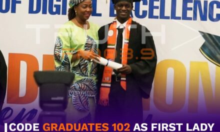 CODE Graduates 102 as First Lady Calls for Digital Revolution