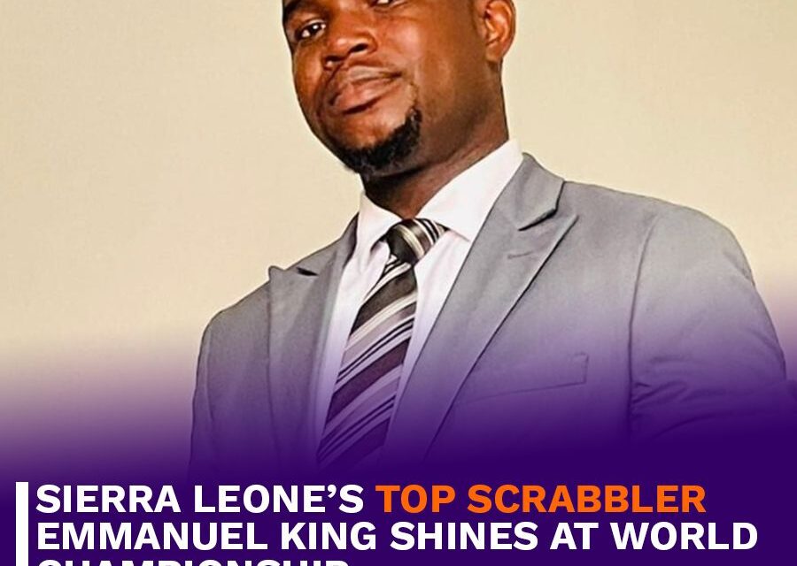 Sierra Leone’s Top Scrabbler Emmanuel King Shines at World Championship