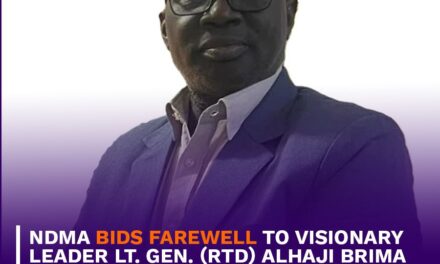 NDMA Bids Farewell to Visionary Leader Lt. Gen. (Rtd) Alhaji Brima Sesay