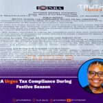 NRA Urges Tax Compliance During Festive Season
