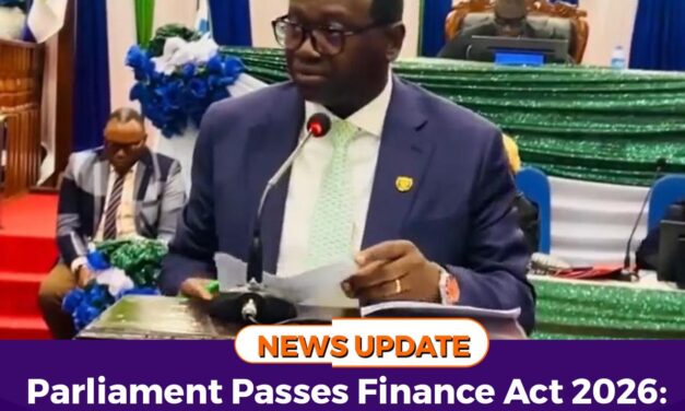 Parliament Passes Finance Act 2026: Aims to Generate NLe 2.5 Billion in Domestic Revenue