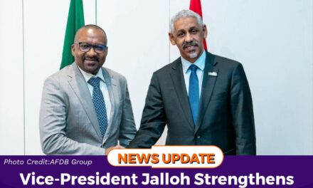 Vice-President Jalloh Strengthens Partnership With AfDB at Investment Forum
