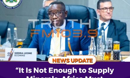 “It Is Not Enough to Supply Minerals, Africa Must Process and Benefit”- President Bio