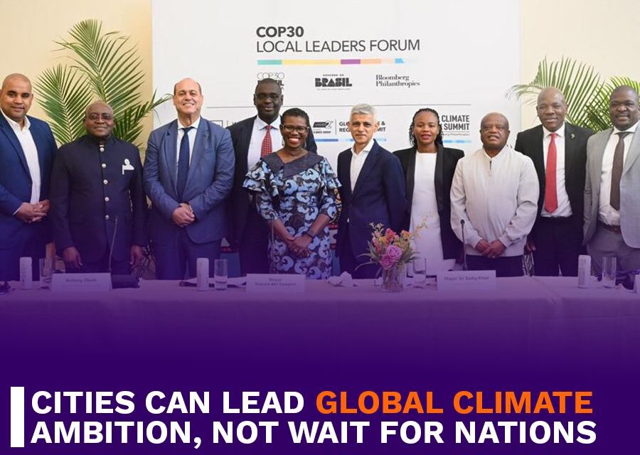 Oped: Cities Can Lead Global Climate Ambition, Not Wait for Nations