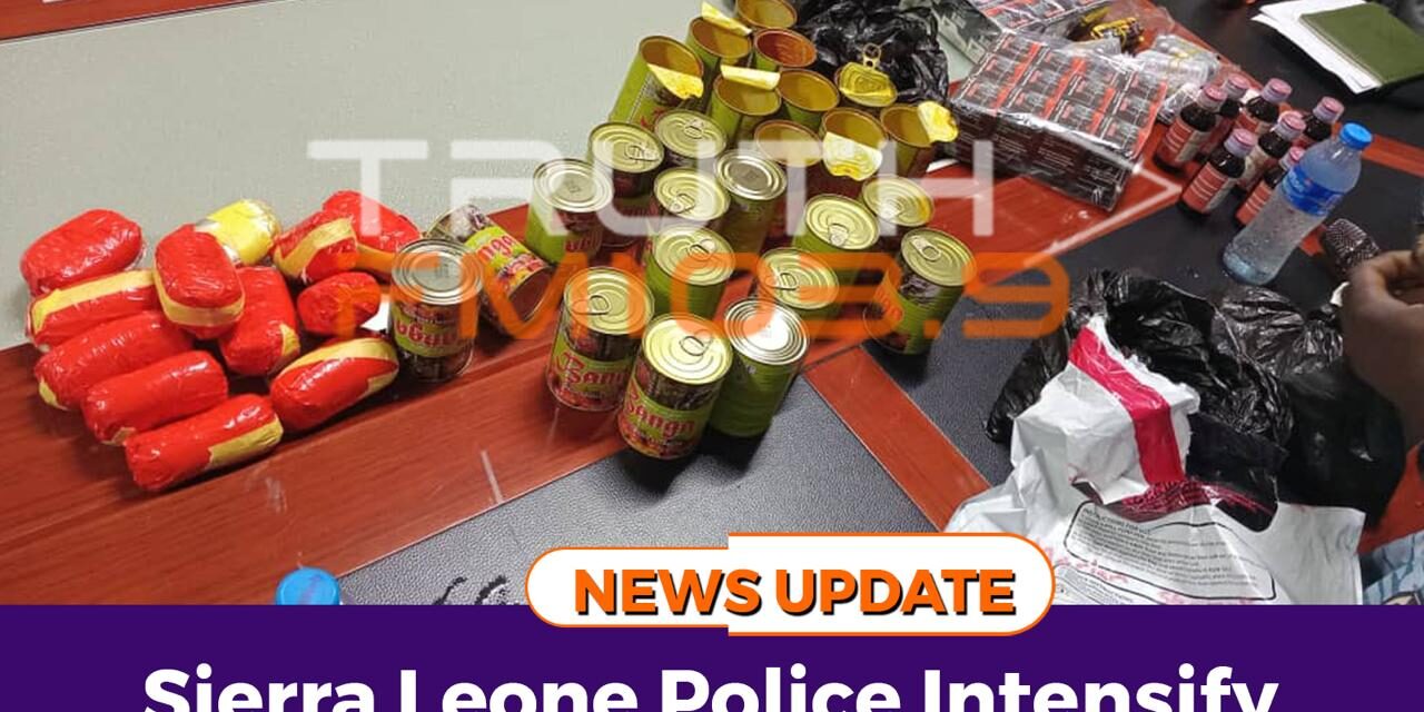 Sierra Leone Police Intensify Nationwide Crackdown on Drug Trafficking and Airport Corruption