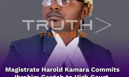 Magistrate Harold Kamara Commits Ibrahim Conteh to High Court, Over Gruesome Killing