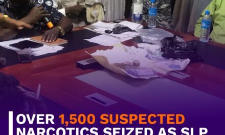Over 1,500 Suspected Narcotics Seized as Sierra Leone Police Intensify Crackdown