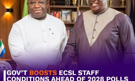 Gov’t Boosts ECSL Staff Conditions Ahead of 2028 Polls