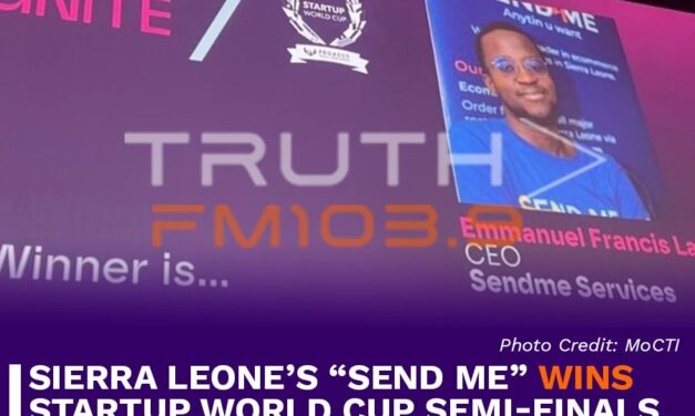Sierra Leone’s “Send Me” Wins Startup World Cup Semi-Finals in South Africa