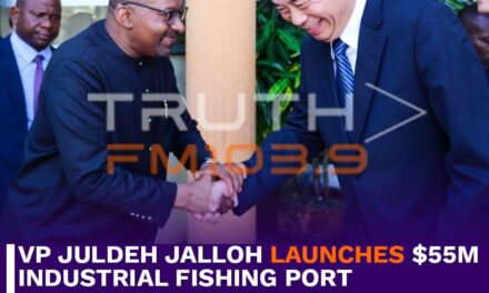 VP Juldeh Jalloh Launches $55M Industrial Fishing Port