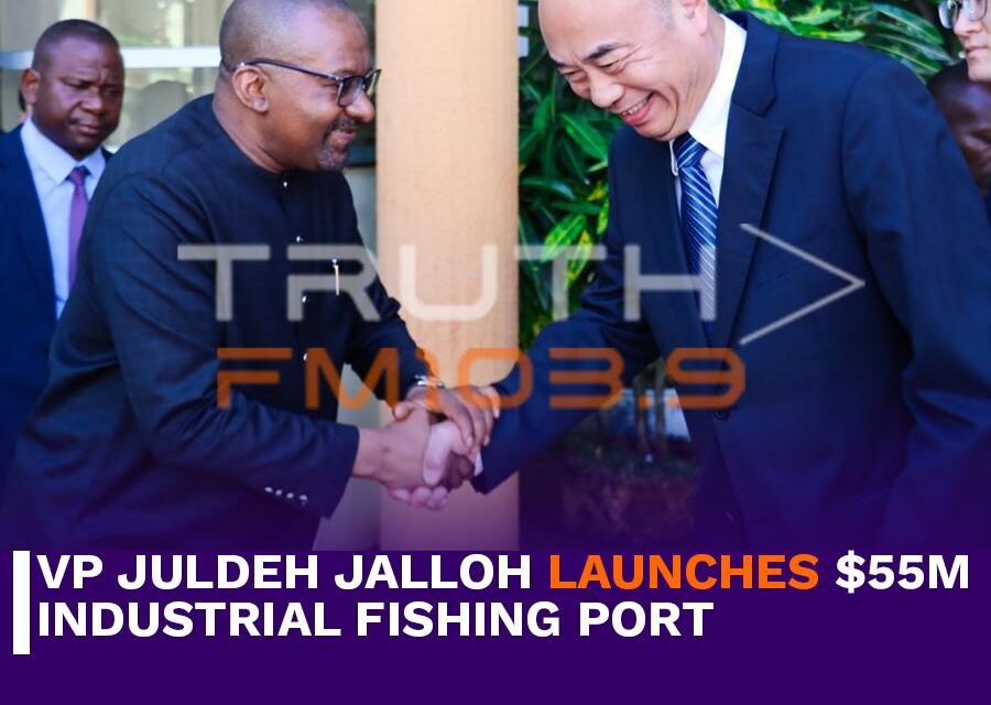 VP Juldeh Jalloh Launches $55M Industrial Fishing Port