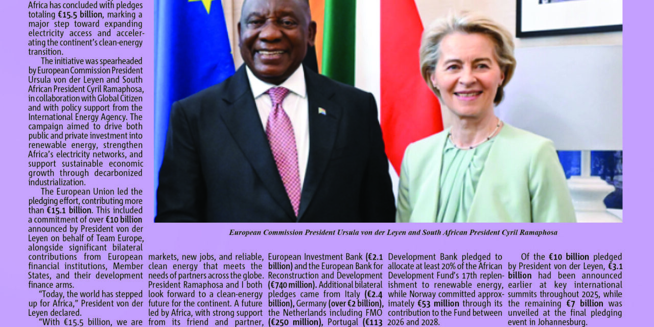 EU-Africa Campaign Secures €15.5 Billion for Renewable Energy