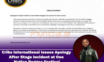 Cribs International Issues Apology After Stage Incident at One Nation Reggae Festival