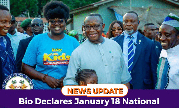 Bio Declares January 18 National Remembrance Day, Fulfills TRC Directive