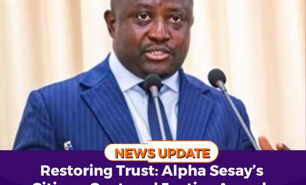 Restoring Trust: Alpha Sesay’s Citizen-Centred Justice Agenda