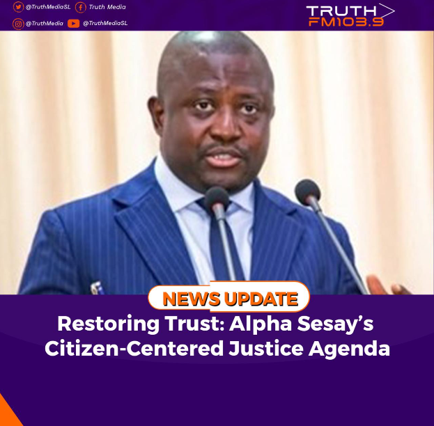 Restoring Trust: Alpha Sesay’s Citizen-Centred Justice Agenda