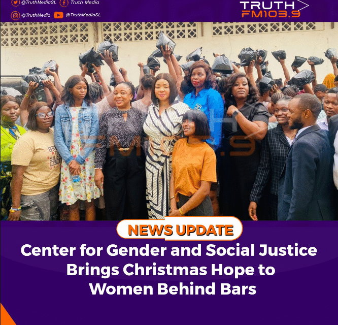 Center for Gender and Social Justice Brings Christmas Hope to Women Behind Bars