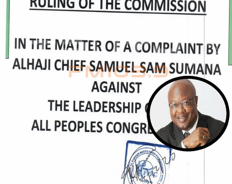PPRC Ruling Rekindles Sam‑Sumana’s Flagbearer Hopes